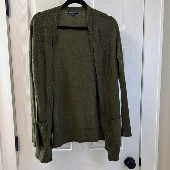 American Eagle Outfitters Green Open-Front Cardigan Size M - Picture 1 of 7